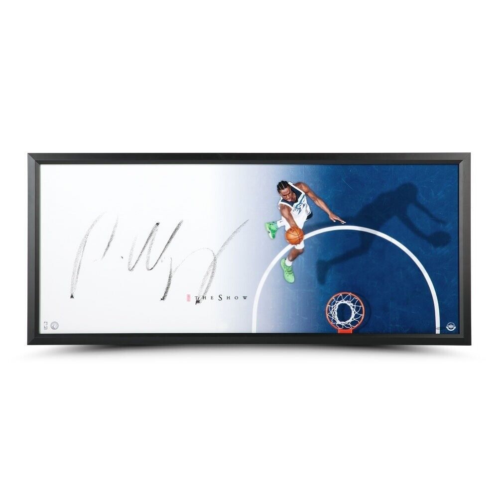 Andrew Wiggins Signed Autographed 20X46 Photo Poster painting Framed The Show Timberwolves UDA