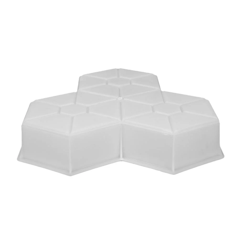 Garden Pavement Mold DIY Path Brick Concrete Mould (Hexagonal Maple Leaf)