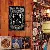 Black Sabbath - Panneaux en &eacute;tain m&eacute;tallique(20*30cm/30*40cm) - Musique