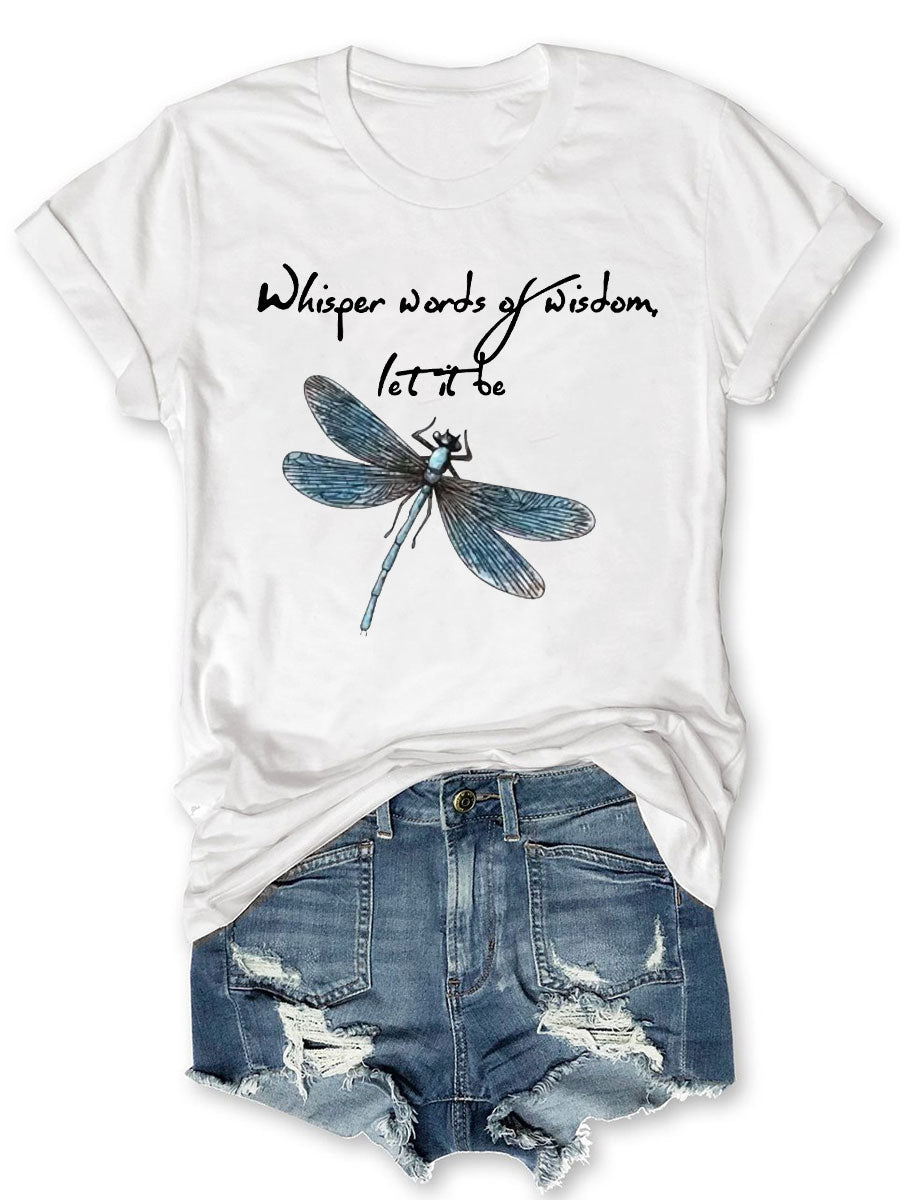 Whisper Words Of Wisdom Let It Be Graphic T-shirt