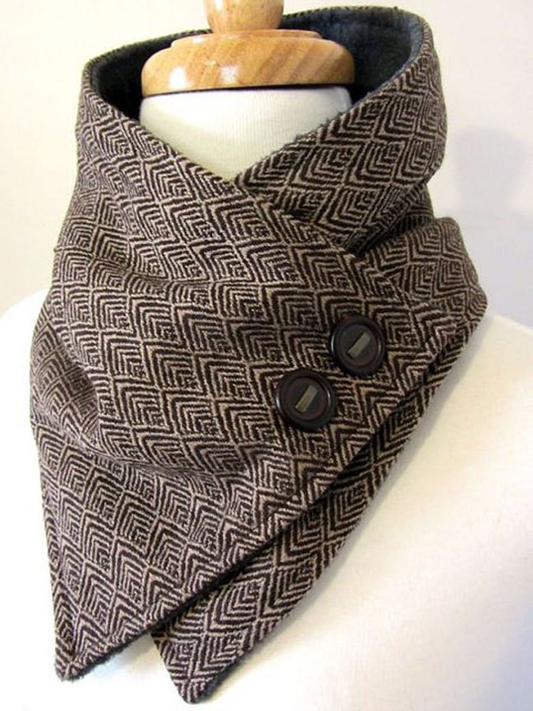 Men's casual warm scarf