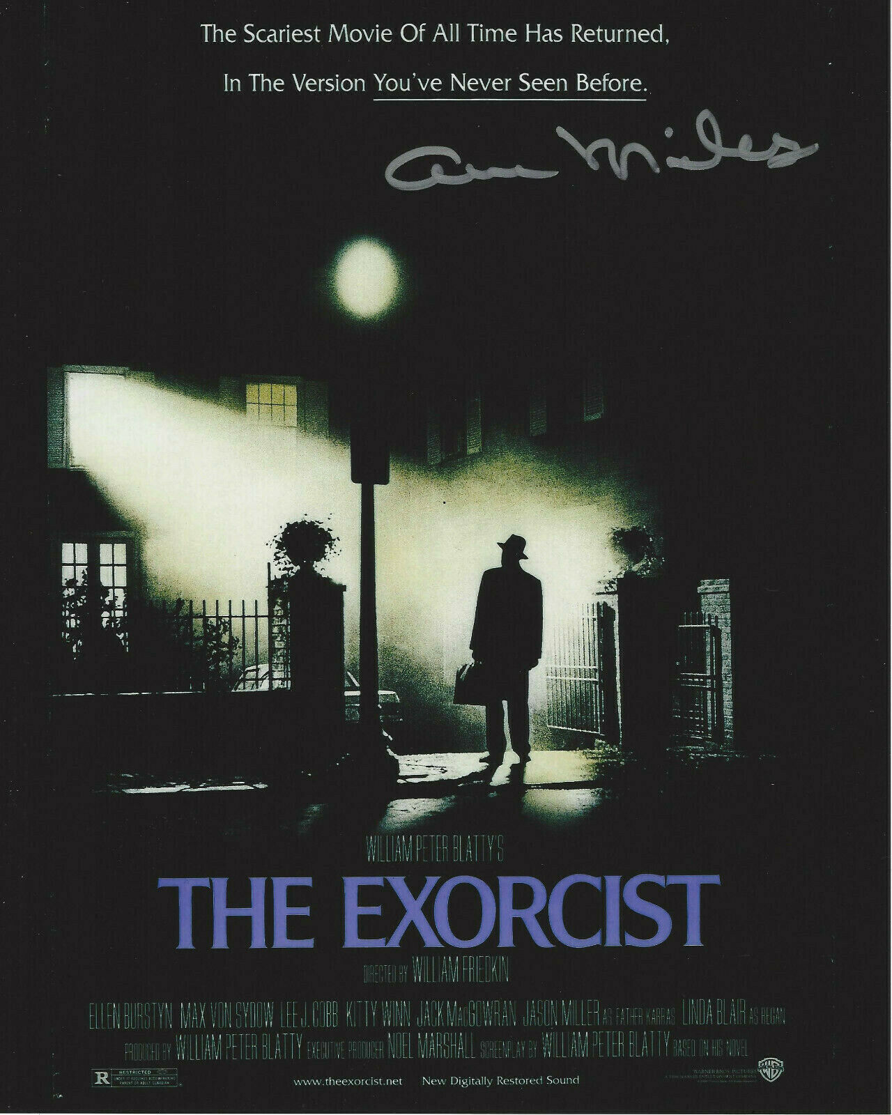 ANN MILES SIGNED AUTHENTIC THE EXORCIST 'SPIDER WALK REGAN' 8x10 Photo Poster painting COA PROOF