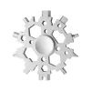 23 in 1 EDC Fingertip Gyroscope Multi-Function Snowflake Wrench Household Repair Tool Rotating Plum Blossom Cross Decompression Toy