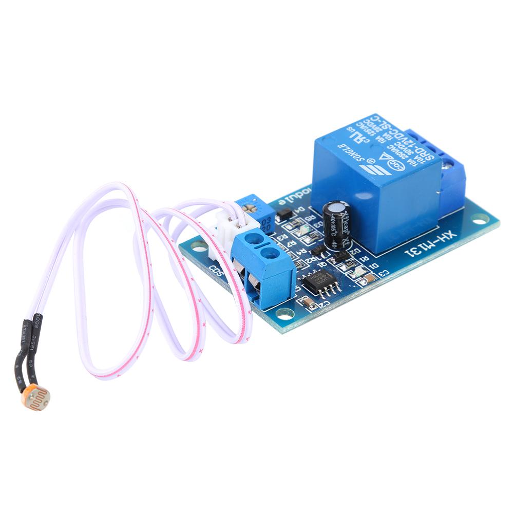 

XH-M131 Photoresistor Brightness Auto Control Module 12V Relay Light Switch, 501 Original