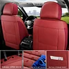 MINGBRON Car Seat Covers,Car Seat Protector Waterproof,Seat Covers Front Set, Car Seat Protectors,Automotive Seat Covers Fit for Most Cars Wine Red