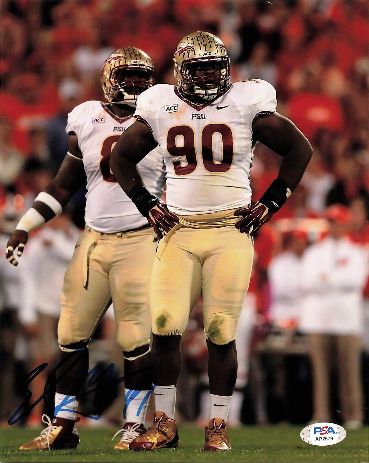 EDDIE GOLDMAN Signed 8x10 Photo Poster painting PSA/DNA Florida State Seminoles Autographed