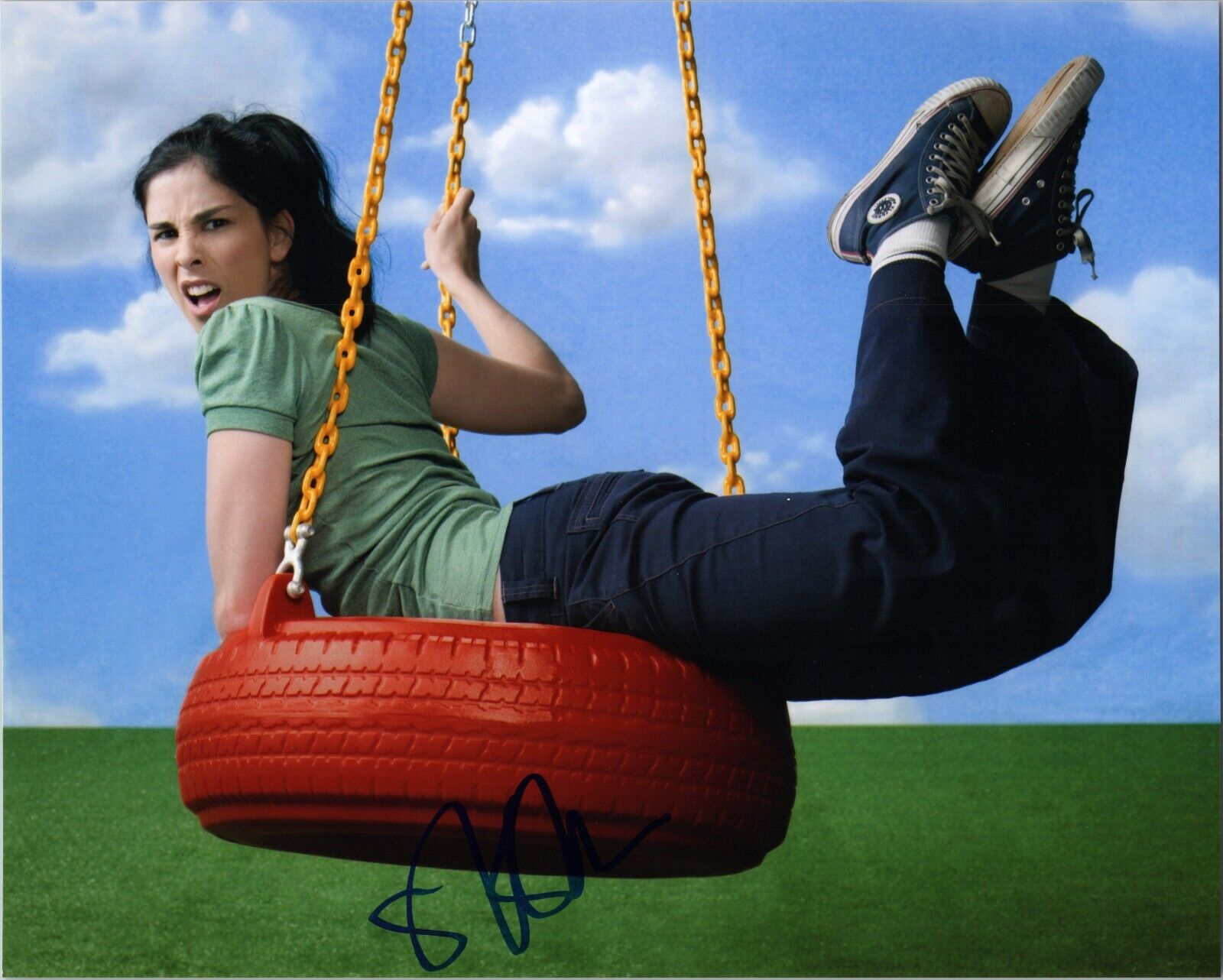 ~~ SARAH SILVERMAN Authentic Hand-Signed SEXY