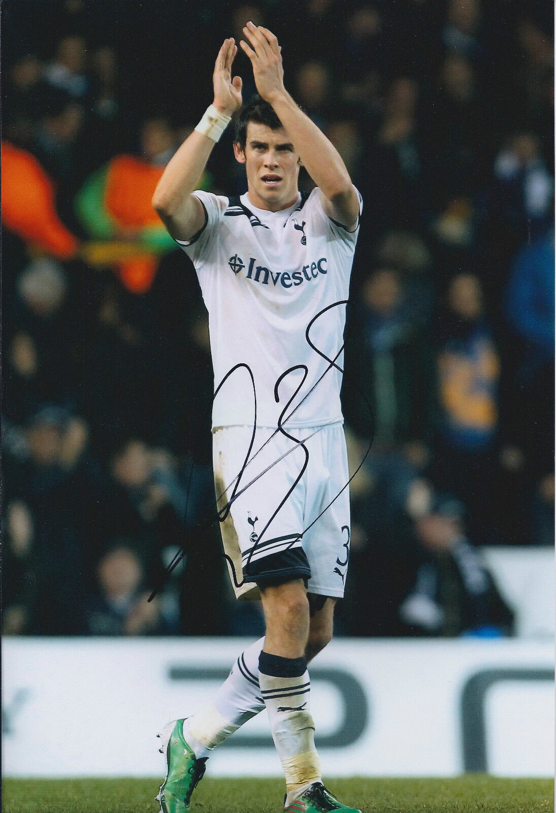 Gareth BALE SIGNED Autograph 12x8 Photo Poster painting AFTAL COA Ex Spurs Welsh Football