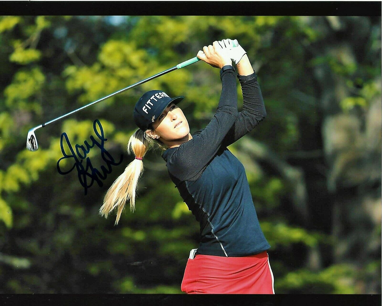 SEXY LPGA GOLFER JAYE MARIE GREEN SIGNED 8x10 Photo Poster painting A w/COA PROOF WOMEN'S GOLF