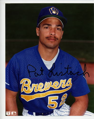 Pat Listach Signed Autographed 8 x 10 Photo Poster painting Milwaukee Brewers