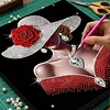 (Pre-Framed)Lady-Special Shape Diamond Painting Kit(30x30cm)