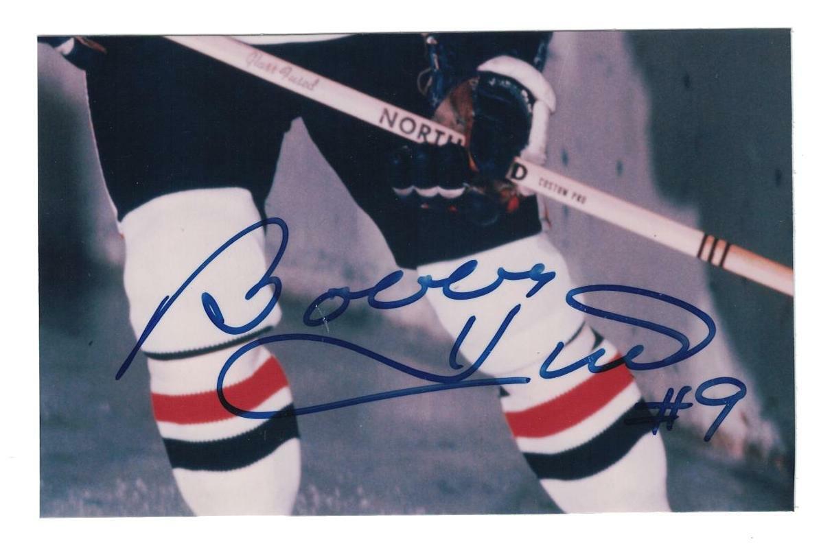 Bobby Hull Signed Autographed Cut Photo Poster painting Chicago Black Hawks HOF