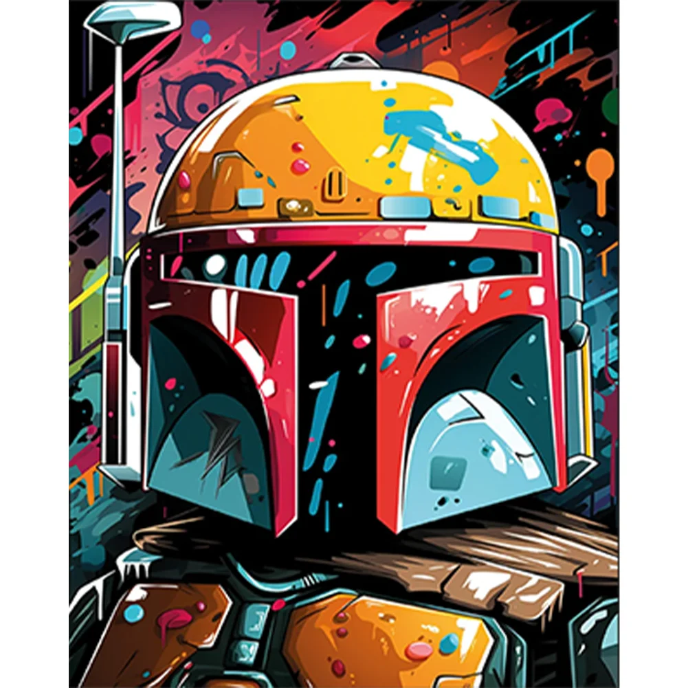 6pcs Diamond Painting - Full Round Drill - Star Wars(Canvas|30*40cm)