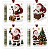 4Pcs Christmas DIY Diamond Painting Clear Acrylic Ornaments Cash Slot