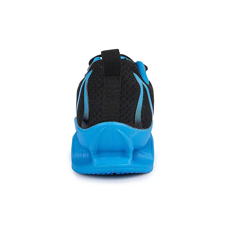 Softsfeel Women's Relieve Foot Pain Perfect Walking Shoes - Black Blue