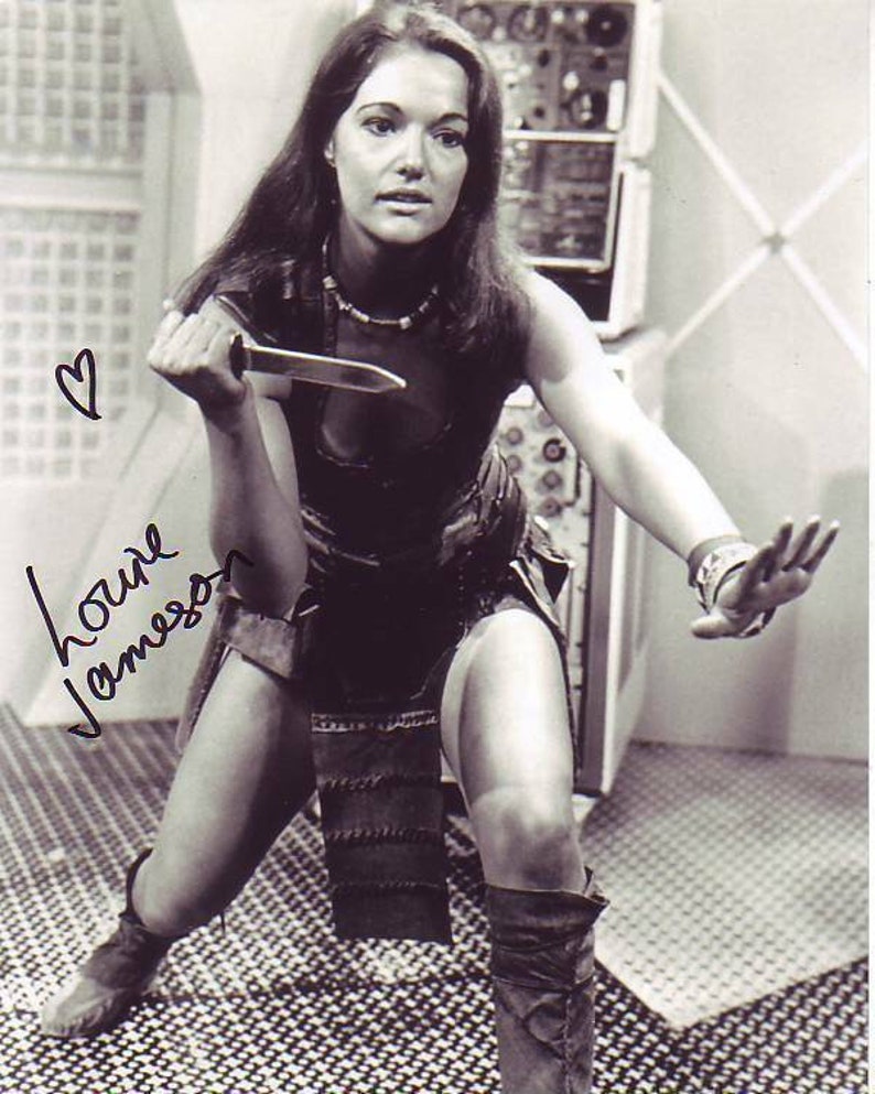 Louise jameson signed autographed doctor who leela Photo Poster painting