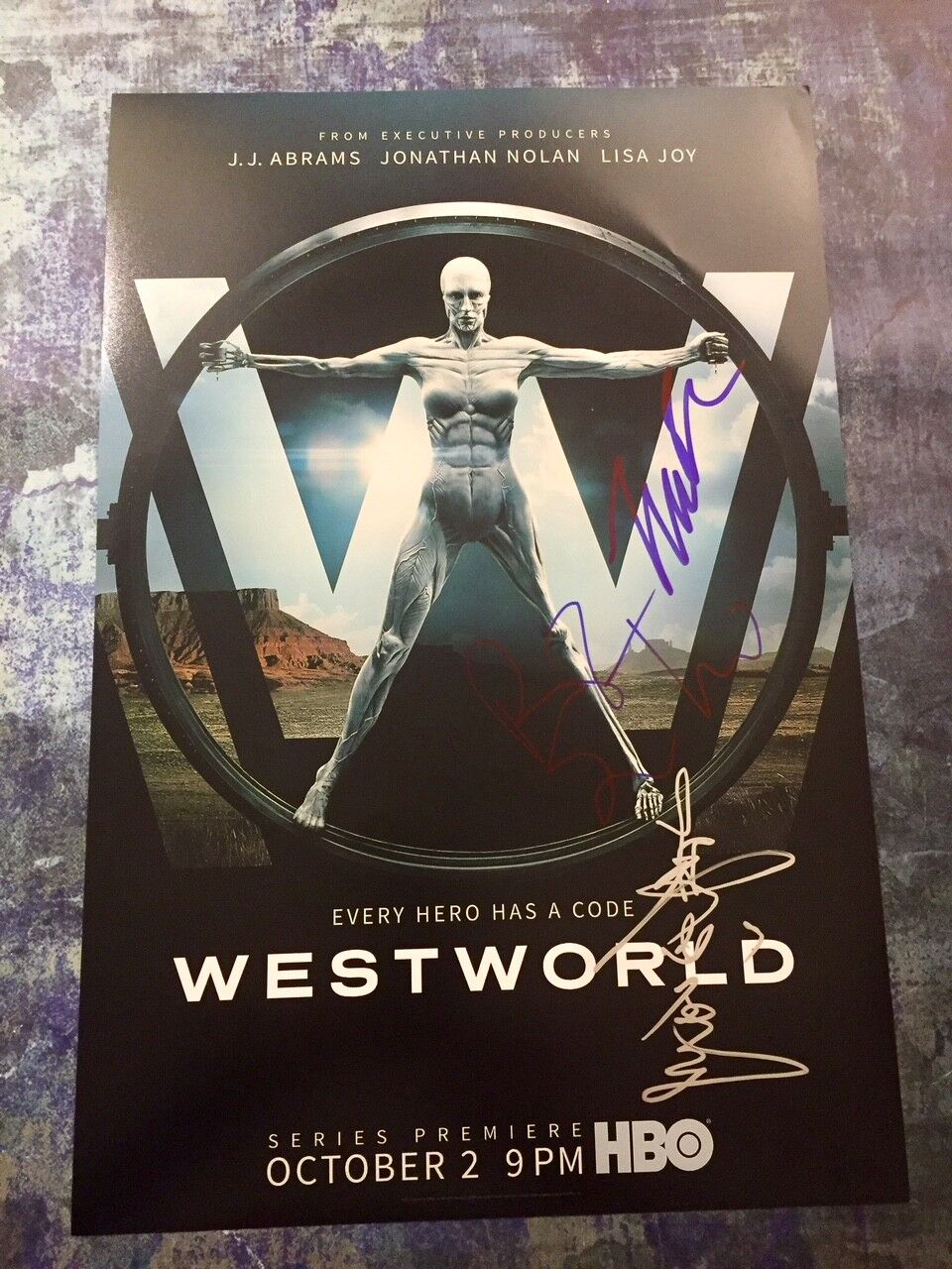 GFA Tessa Thompson Rodrigo * WESTWORLD * Cast x3 Signed 12x18 Photo Poster painting AD2 COA