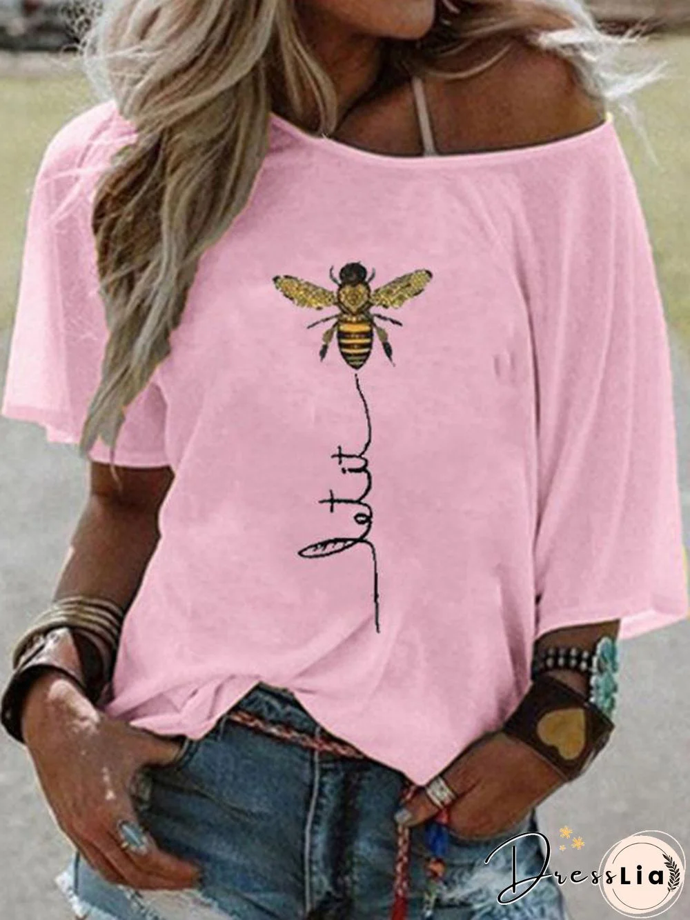 Women's Bee Printed Blouse