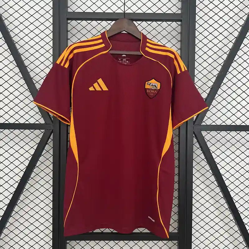 25/26 Roma Home Soccer Jersey
