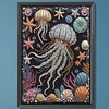 Jellyfish-Special Shaped Diamond Painting