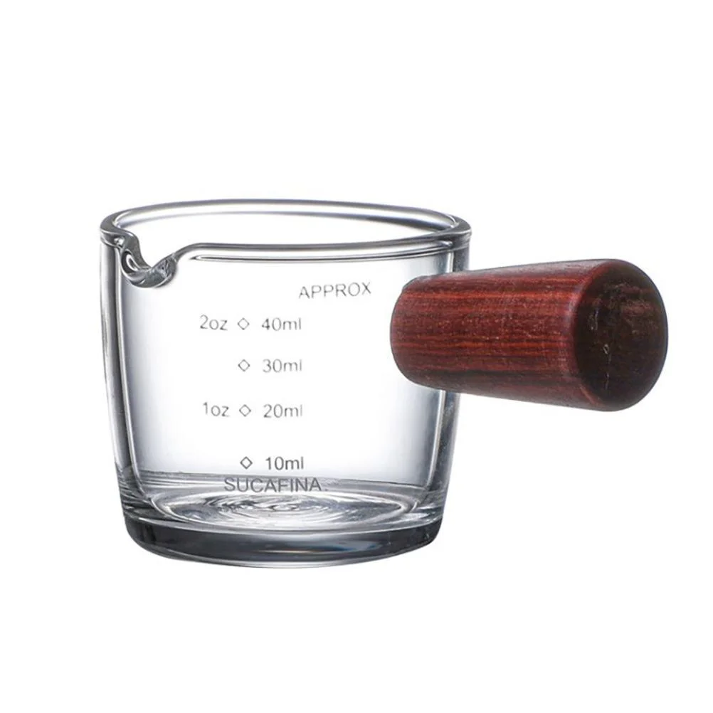 Glass Milk Cup Glass Measuring Cup With Handle Clear Scale Baking Thick And Durable Milk Cup For Kitchen Accessories Coffee Mug