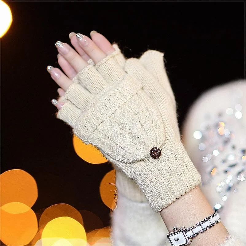 5 Colors Adorable Winter Knitted Gloves SP154064