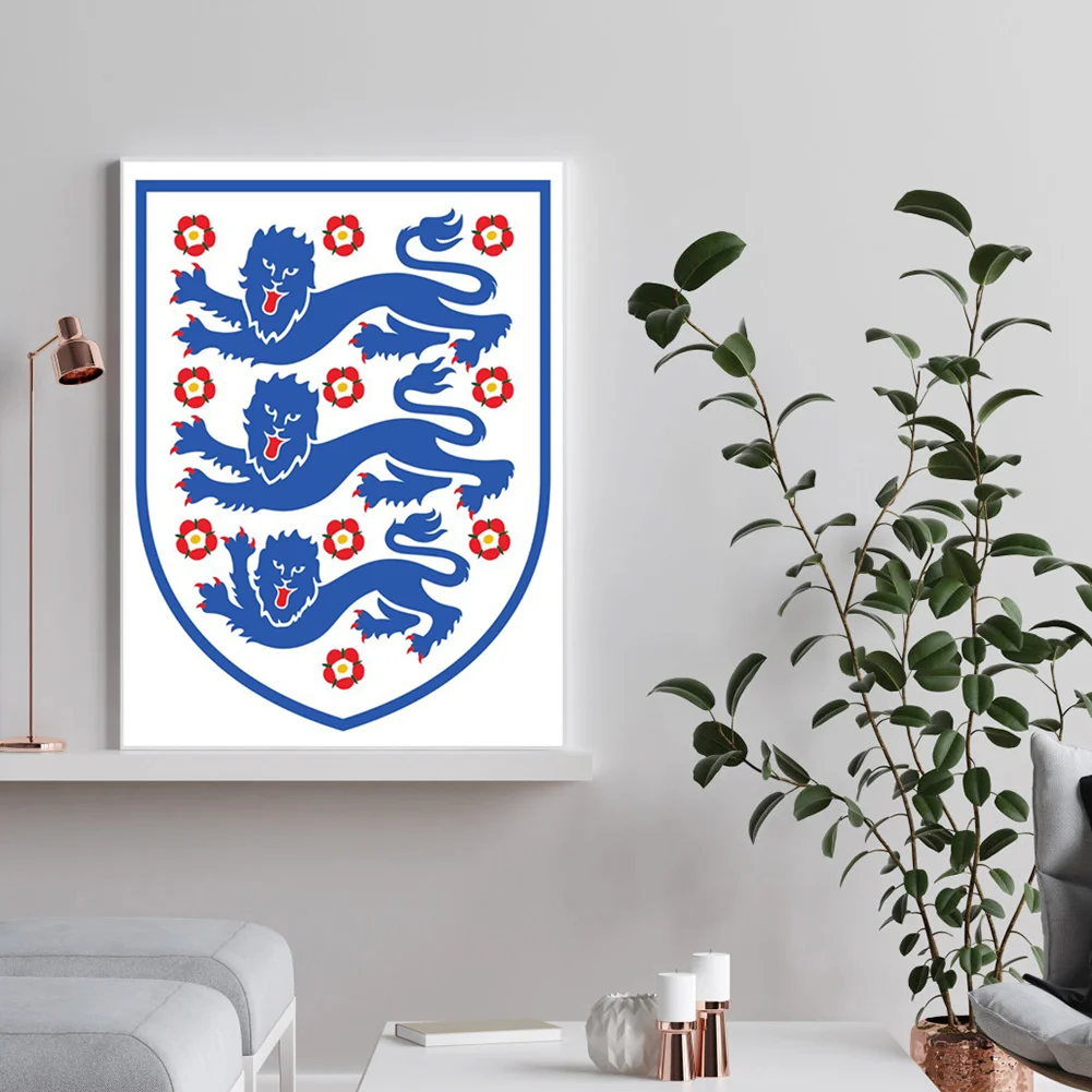 Full Round Diamond Painting 30*40cm - English Football