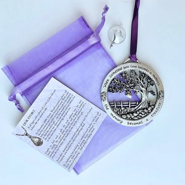 "When Someone You Love Becomes a Memory" Life Tree Memorial Ornament