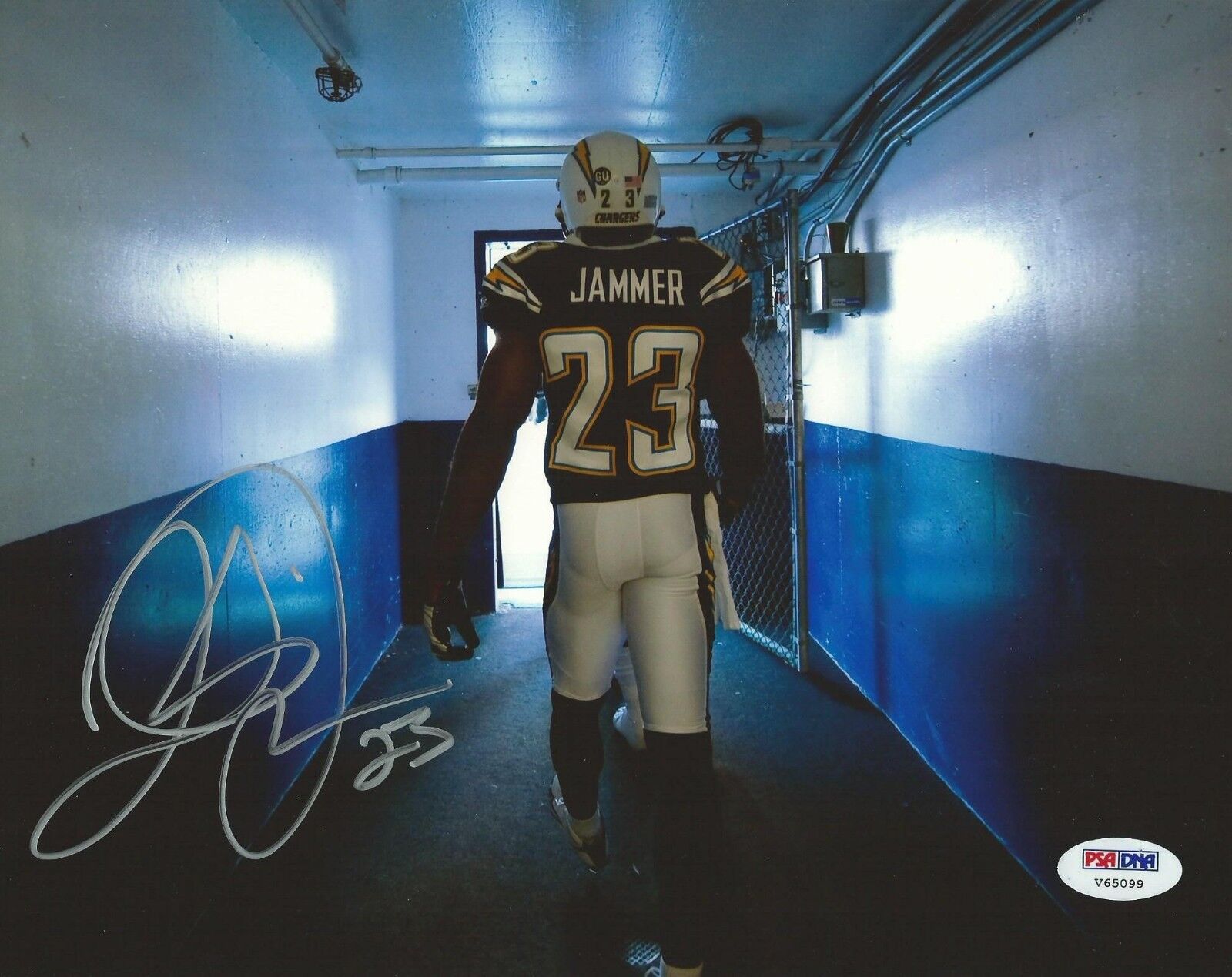 Quentin Jammer Signed Chargers 8x10 Photo Poster painting PSA/DNA COA Autograph Picture Texas UT