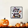 Diamond Painting - Partial Special Shaped Drill - Halloween Panda(Canvas|30*30cm)