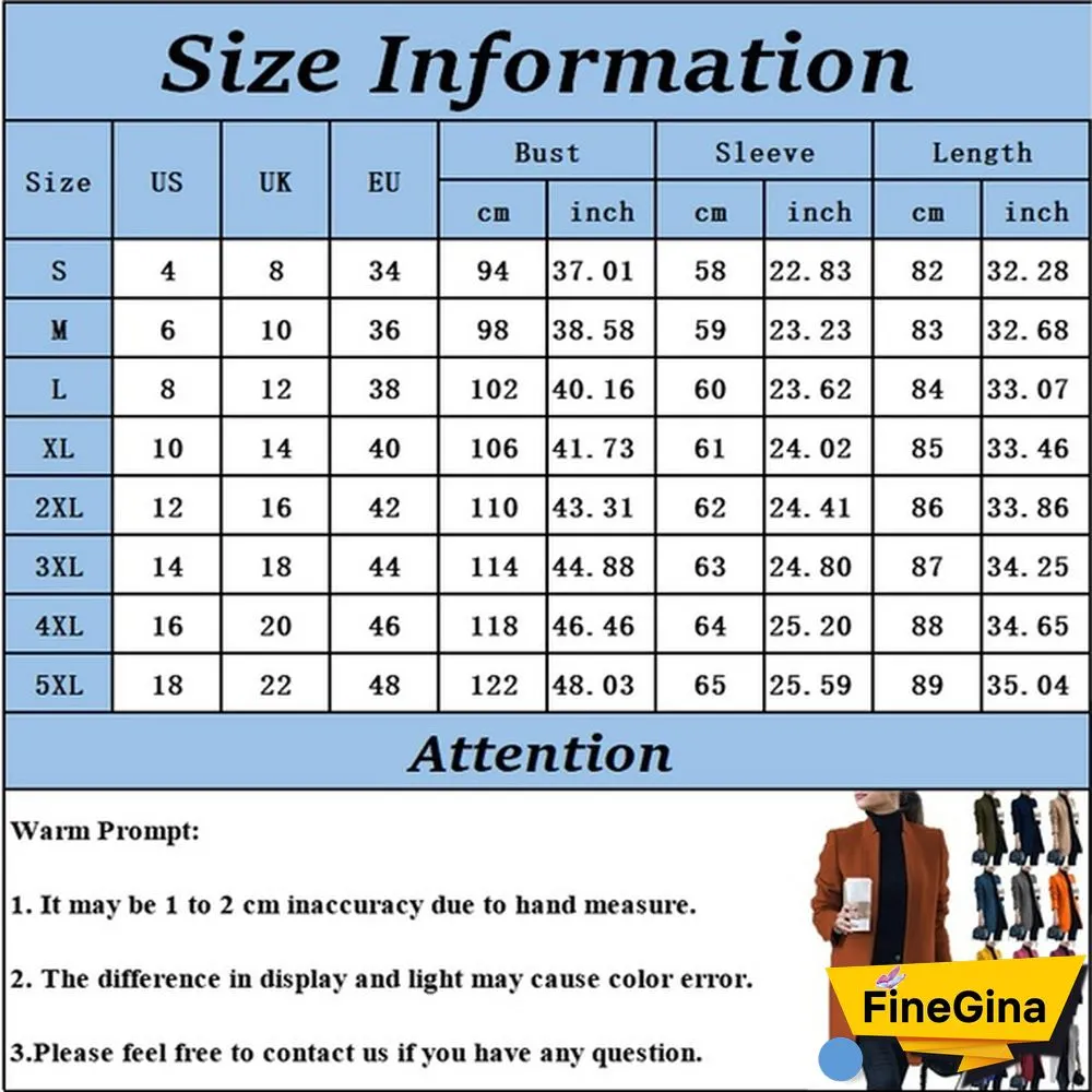 NEW Trending Autumn and Winter Fashion Women's Stand-up Collar Woolen Coat Solid Color Lapel Wool Overcoat Loose Long Windbreaker Jacket Plus Size