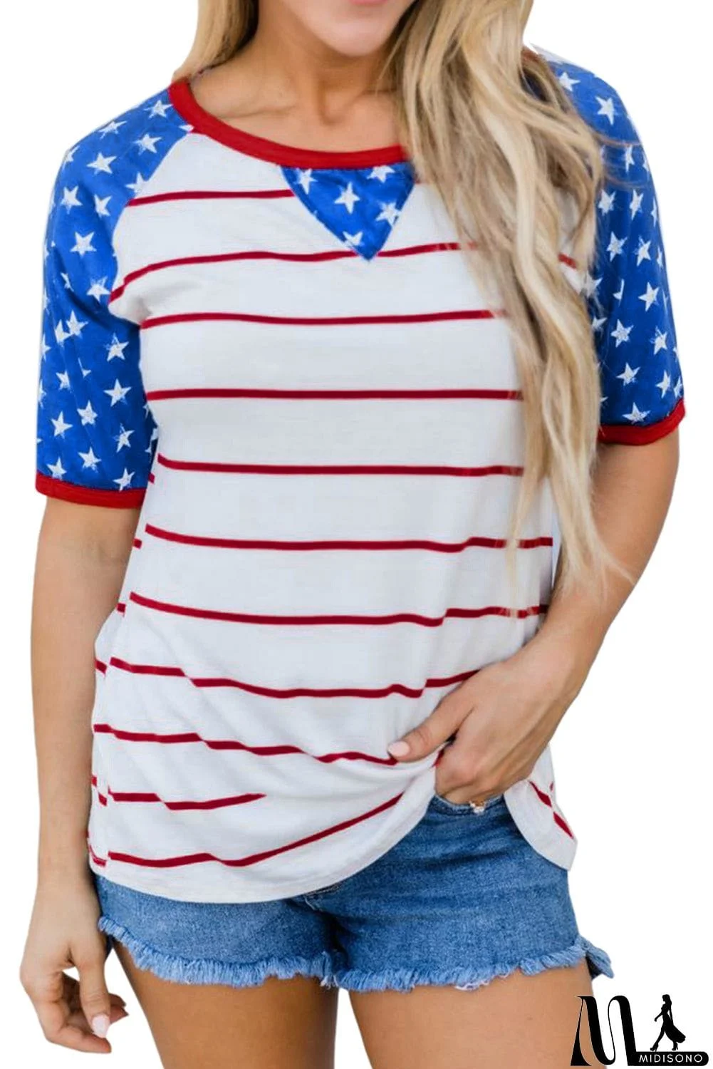 MidiSono - Stars and Stripes National Day Tee