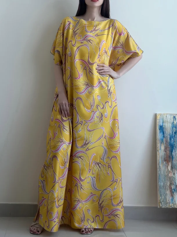 Stylish Floral Print Robe-inspireuse