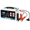 12V 24V Car Battery Charger LED Display Battery Maintainer Desulfator with Cable Clamps Overcharge Protection for Vehicle Motorcycle Boat Lead-acid Batteries