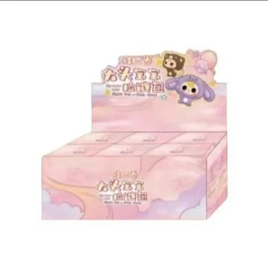 【No Box】Big Head Baby Series Baby Three Zipper Bag Plush Doll