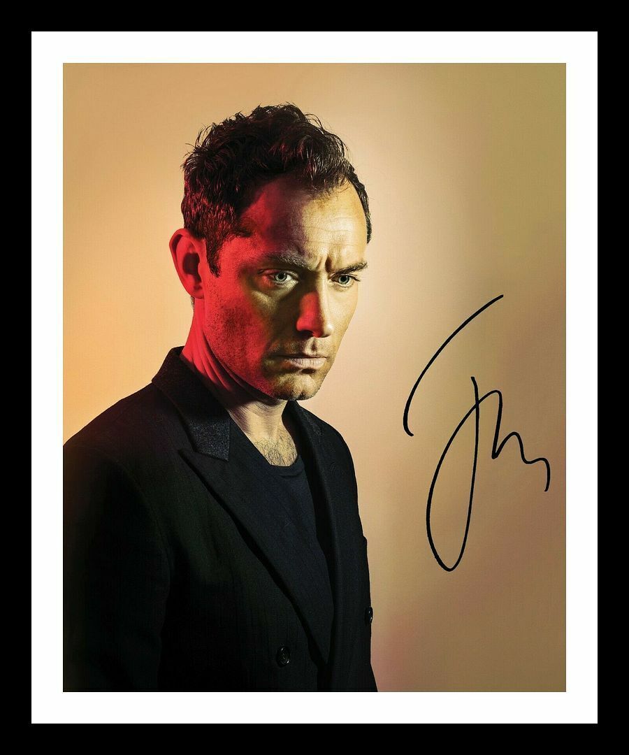 Jude Law Autograph Signed & Framed Photo Poster painting 1