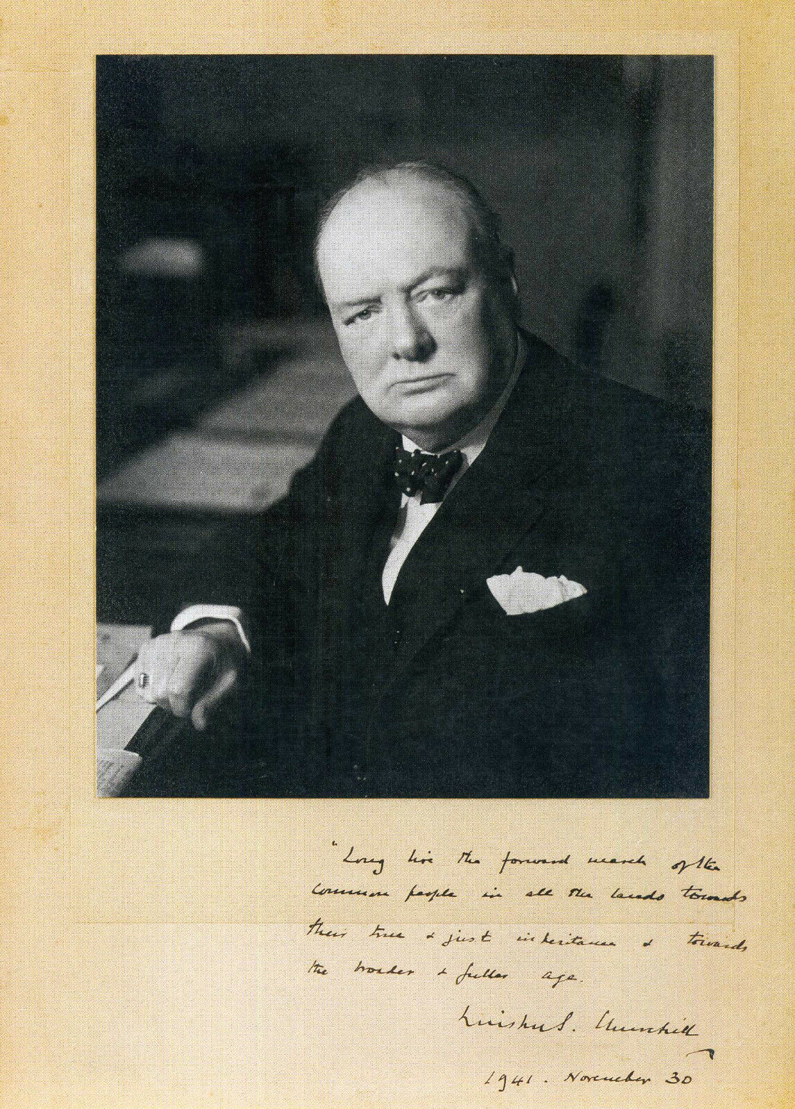 WINSTON CHURCHILL Signed Photo Poster paintinggraph - Politician British Prime Minister preprint