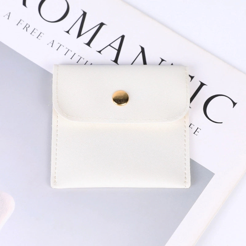 1 Piece Pu Leather Minimalist Daily Solid Color Jewelry Packaging Bags