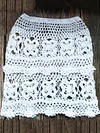Hollow Crochet Beach Skirt Bottom