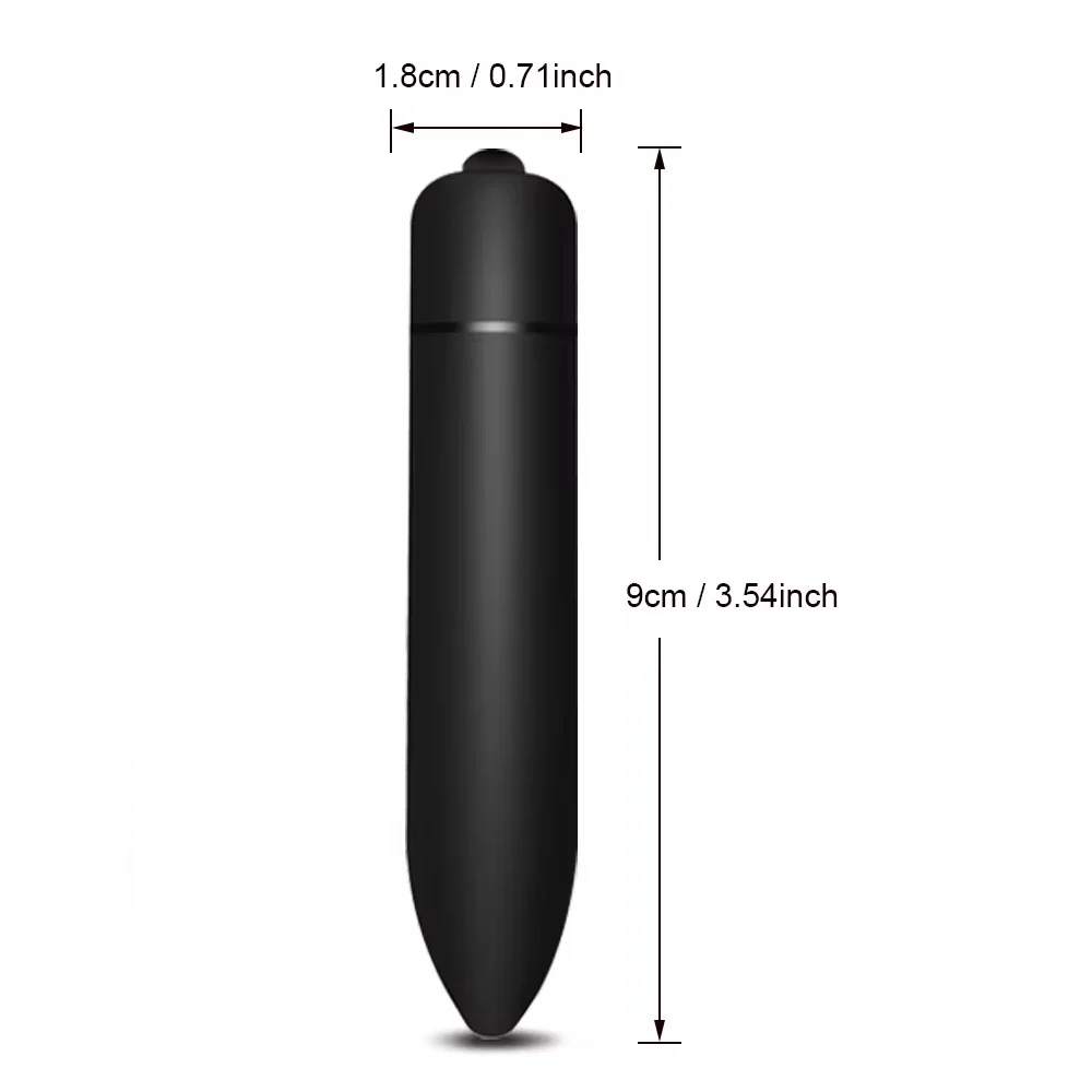 【 Vip Exclusive Free Gift 】 Mini Bullet Vibrator With 10 Modes & 8 X 10 Inch Velet Storage Bag