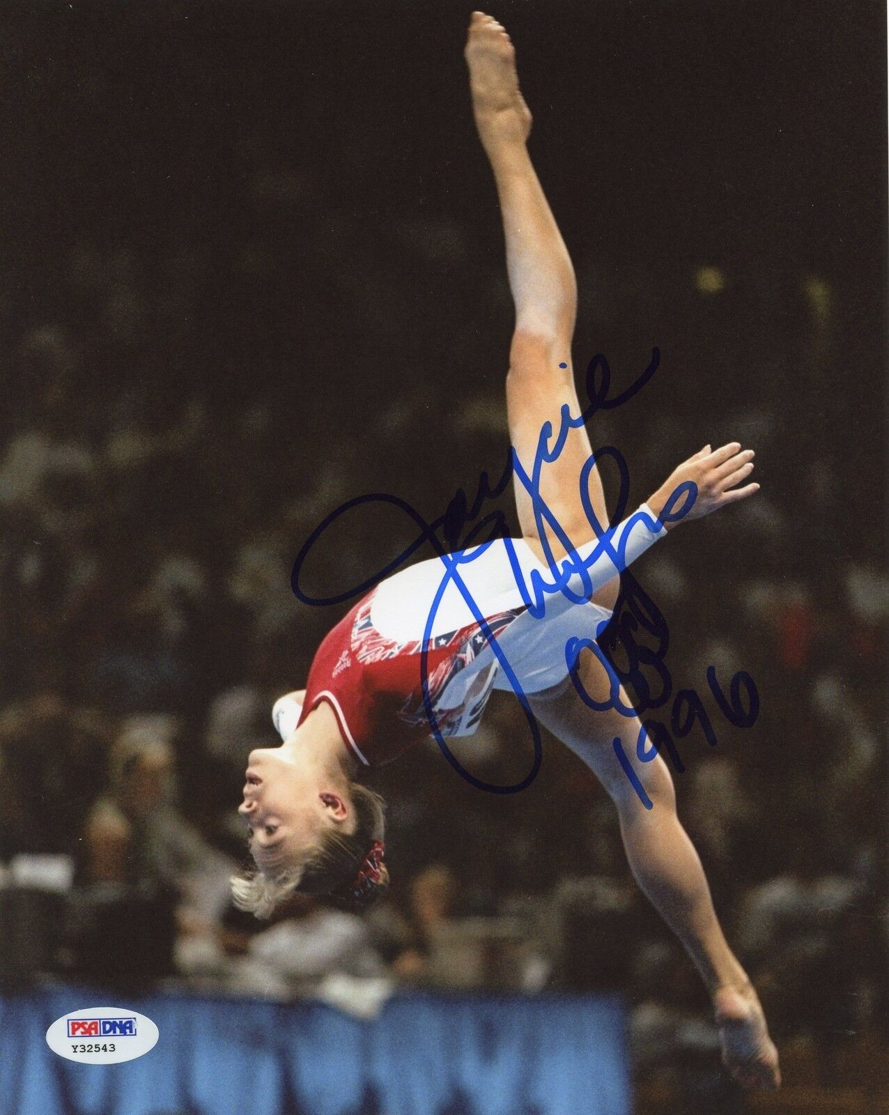 Jaycie Phelps 8x10 Photo Poster painting Signed Autographed Auto PSA DNA Olympic gymnist 96 Gold