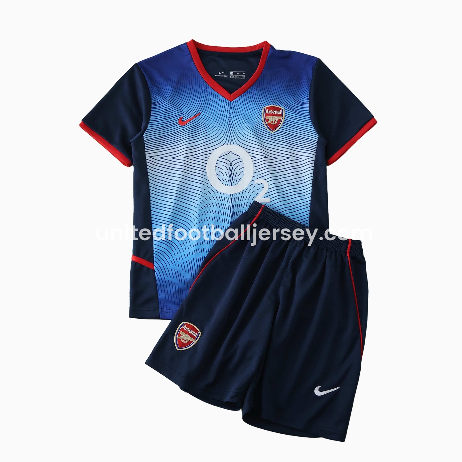 Retro Arsenal 2002-03 Away Kids Kit
