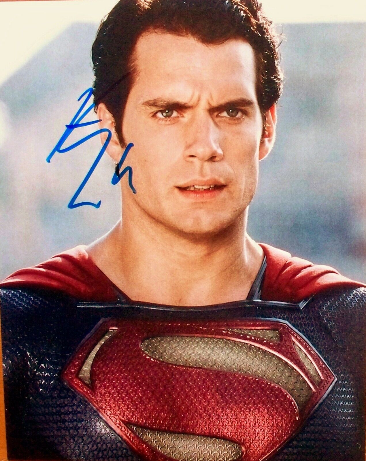 HENRY CAVILL: Superman actor. Hand-signed Photo Poster painting. Mission Impossible. COA. SALE