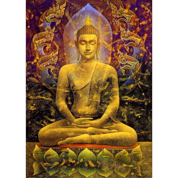Buddha Full Drill Diamond Painting 40X30CM(Canvas) gbfke