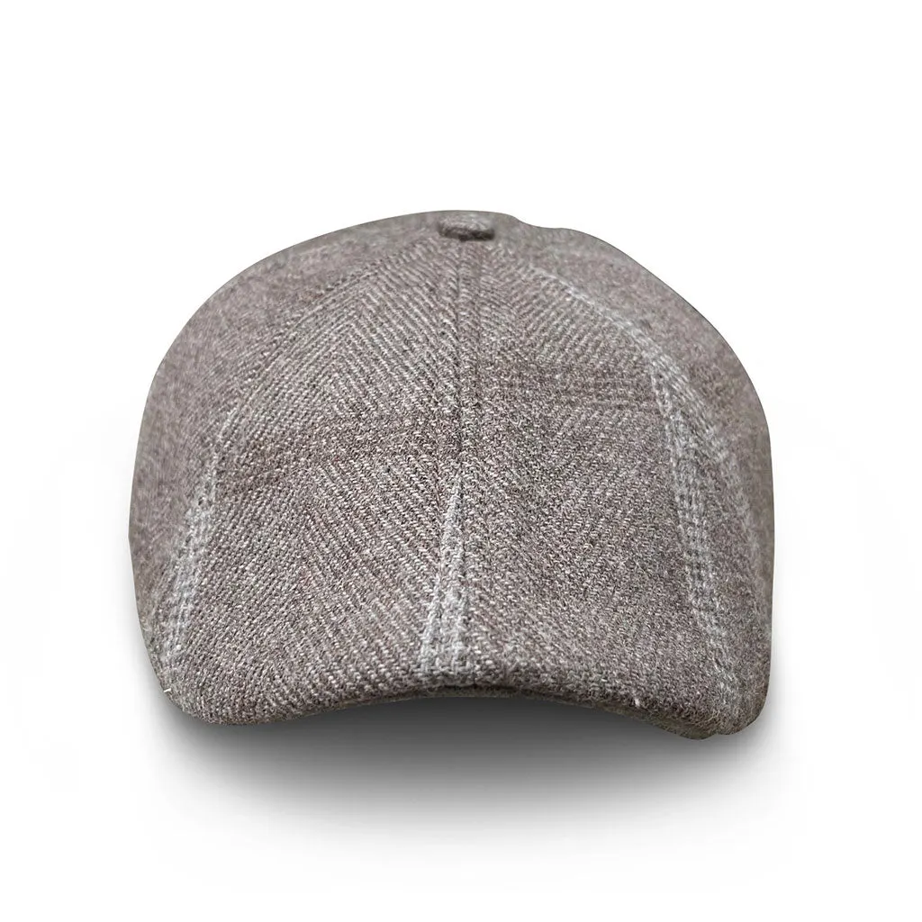Hatsfashion-The Steel Rose Peaky   Cap - Grey Plaid