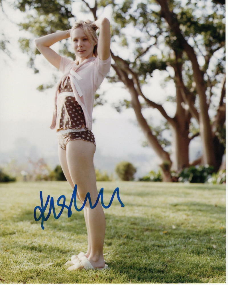 KRISTEN BELL SIGNED AUTOGRAPHED 8X10 Photo Poster painting - CUTE, SEXY, PRINCESS ANNA FROZEN 2