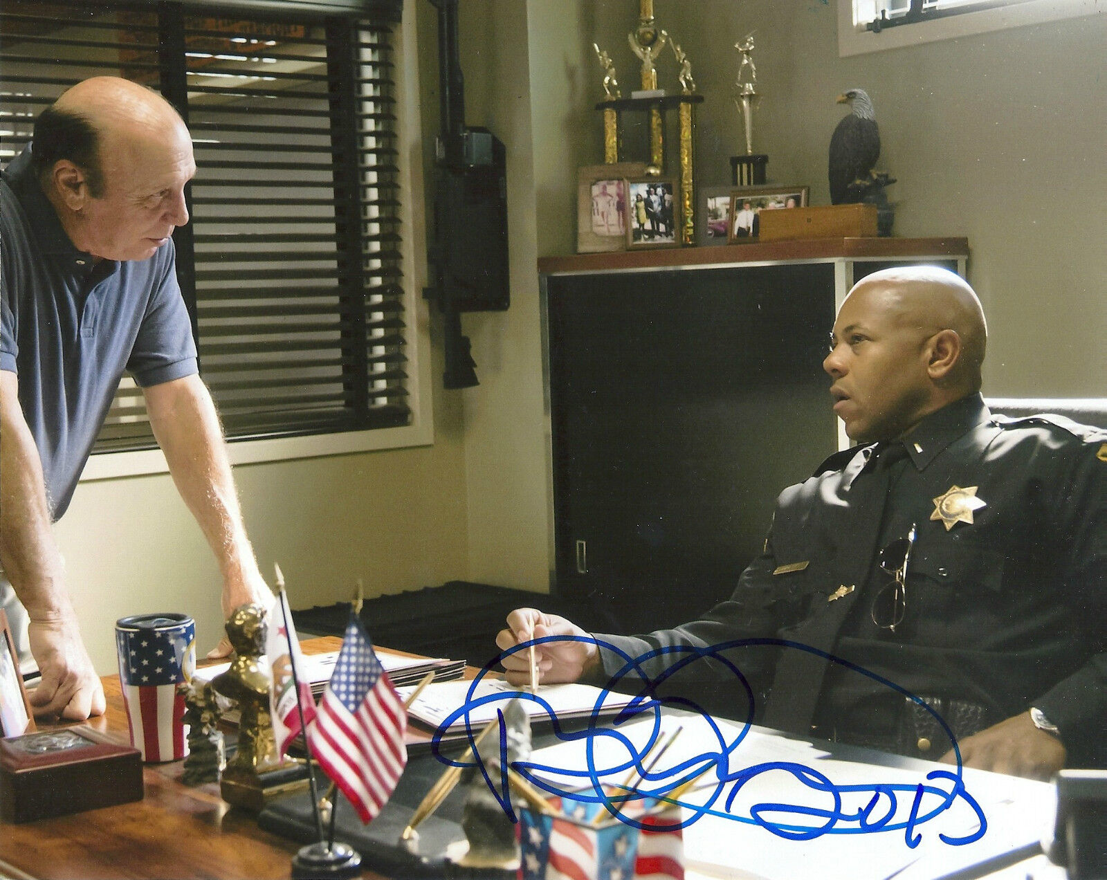 ROCKMOND DUNBAR 'SONS OF ANARCHY' ELI ROOSEVELT SIGNED 8X10 PICTURE 4 *COA