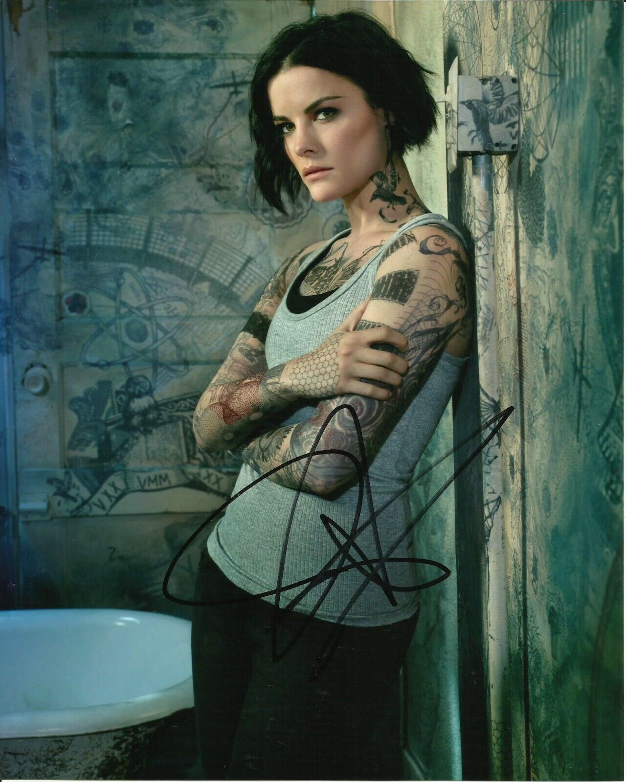 JAIMIE ALEXANDER SIGNED SEXY BLINDSPOT Photo Poster painting UACC REG 242 (5)