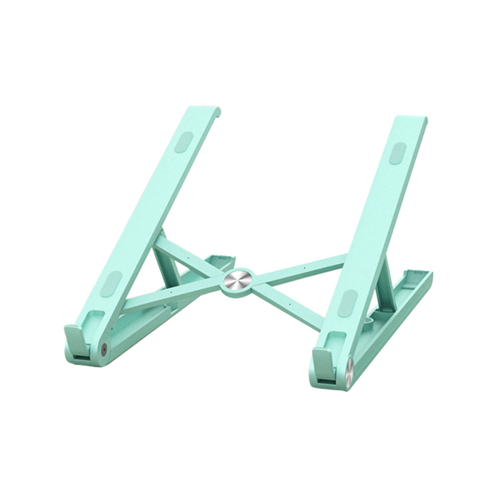 

D25 Laptop Holder Stand Adjustable Foldable Base for Notebook, Green, 501 Original