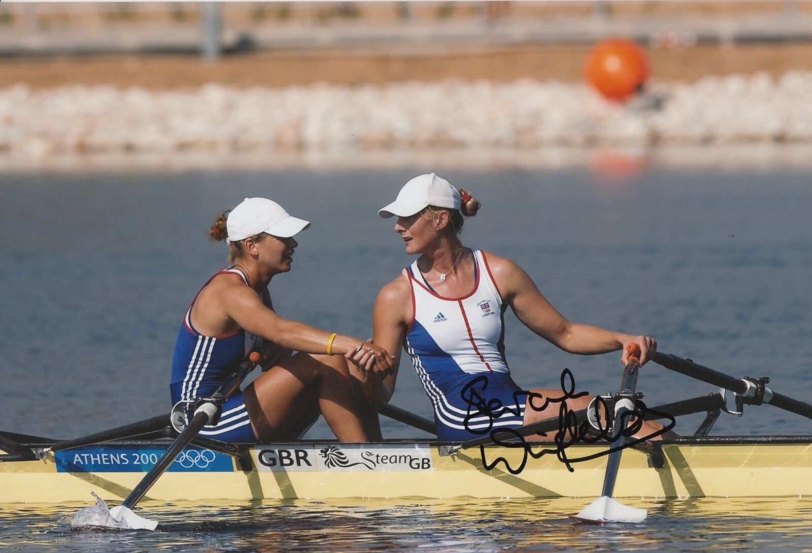 Sarah Winckless Hand Signed Olympics 12x8 Photo Poster painting 1.